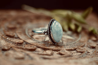 Chunky Moonstone Silver Ring, Non Tarnish Silver Plated Women's Ring, Boho Ring Ethnic Style Jewellery