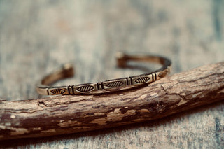 Engraved Brass Cuff Bracelet | Boho Statement Bangle | Adjustable Brass Bracelet | Tribal Inspired Jewellery | Gift for Her