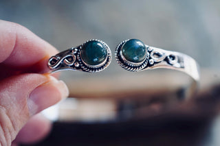 Labradorite Silver Cuff Bracelet, Spiritual Bracelet, Boho Silver Bangle, Statement Cuff, Feminine Jewellery, Gift for Her