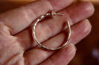 Elegant Silver Hoops / Hammered / Silver Hoops / Ethnic Boho Classic XL Bohemian Marriage Bridal Jewelry Hippie Hiphop Festival