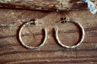 Elegant Silver Hoops / Hammered / Silver Hoops / Ethnic Boho Classic XL Bohemian Marriage Bridal Jewelry Hippie Hiphop Festival