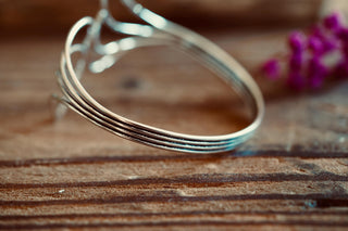Angel Wing Silver Cuff Bracelet, Wing Bangle, Boho Statement Bracelet, Delicate Silver Bracelet, Alternative Jewellery,