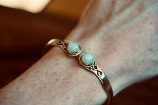 Moonstone Brass Bangle Bracelet, Spiritual Bracelet, Boho Brass Bangle, Statement Cuff, Feminine Jewellery, Gift for Her