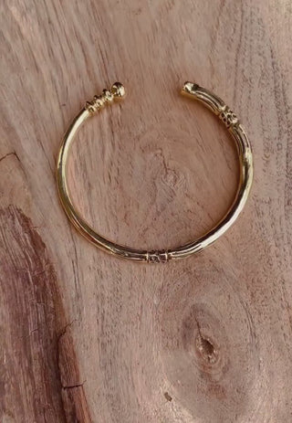 Tuareg Brass Bracelet / Unisex Jewelry / Cuff  / Boho / Ethnic / Bohemian / Medieval / Gypsy / Geometric /