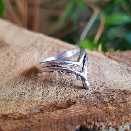 Boho Bague en Argent / Bohème / Pouce / Rustique / Festival / Hippie / Tribal / Gypsy / Ethnique