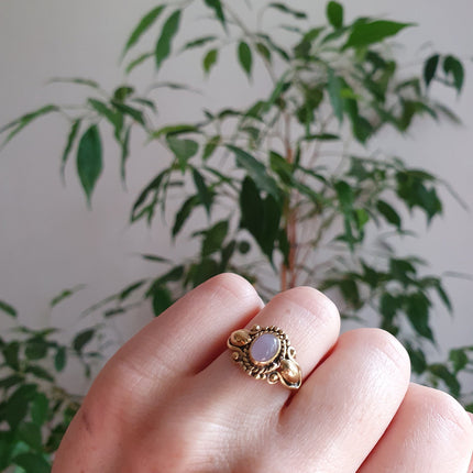 Ethnic style Brass & Rose Quartz / Boho / Bohemian / Psy / Rustic / Tribal / Gypsy / Festival / Healing / Festival 