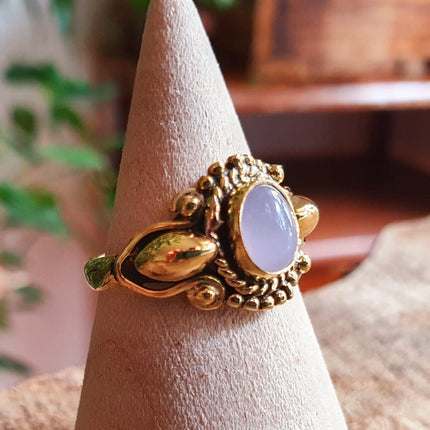 Ethnic style Brass & Rose Quartz / Boho / Bohemian / Psy / Rustic / Tribal / Gypsy / Festival / Healing / Festival 