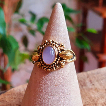 Ethnic style Brass & Rose Quartz / Boho / Bohemian / Psy / Rustic / Tribal / Gypsy / Festival / Healing / Festival 