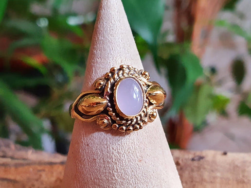 Ethnic style Brass & Rose Quartz / Boho / Bohemian / Psy / Rustic / Tribal / Gypsy / Festival / Healing / Festival 