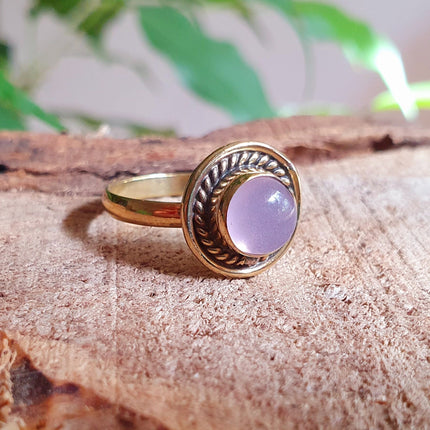 Modern style Brass & Rose Quartz / Boho / Bohemian / Psy / Rustic / Tribal / Gypsy / Festival / Healing / Festival 