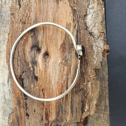 Silver Moonstone Arrow Bracelet / Bangle / Ethnic / Rustic / Bohemian / Hippie / Gypsy / Psy / Chic / Jewellery / Body / Adjustable