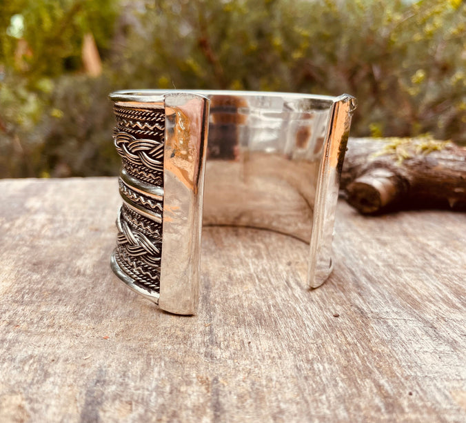 Manchette Celtique / Argent / Tribal / Nordique / Rustique / Ethnique / Bohème / Homme / Bijou / Réglable / Mixte