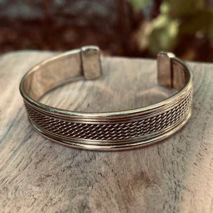 Women's Brass Cuff Bracelet / Boho / Textured / Rustic / Bohemian / Hippie / Gypsy / Jewellery / Adjustable