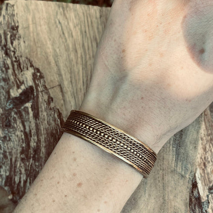 Women's Brass Cuff Bracelet / Boho / Textured / Rustic / Bohemian / Hippie / Gypsy / Jewellery / Adjustable