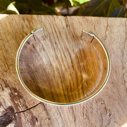 Silver Cuff Bracelet / Unisex / Boho / Ethnic / Rustic / Bohemian / Hippie / Gypsy / Jewellery / Adjustable
