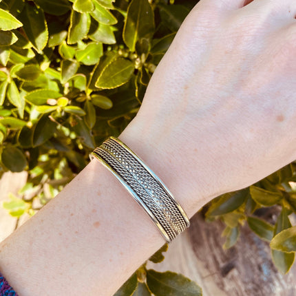 Mens Silver Cuff Bracelet / Boho / Ethnic / Rustic / Bohemian / Hippie / Gypsy / Jewellery / Adjustable