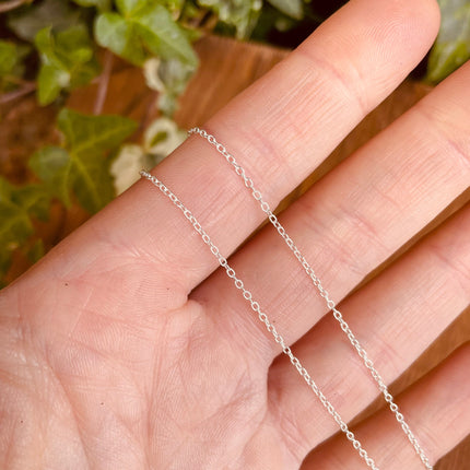 Sterling Silver Chain Necklace Adjustable / Delicate / Dainty Jewelery / Modern / Contemporary jewellery / Boho style