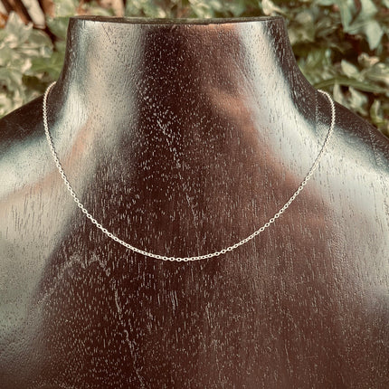 Sterling Silver Chain Necklace Adjustable / Delicate / Dainty Jewelery / Modern / Contemporary jewellery / Boho style