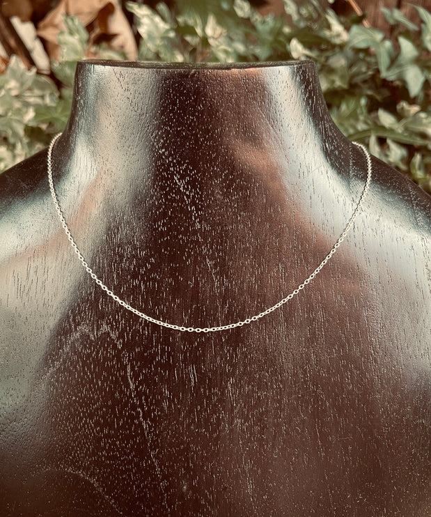 Sterling Silver Chain Necklace Adjustable / Delicate / Dainty Jewelery / Modern / Contemporary jewellery / Boho style